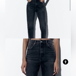 Zara mom jeans